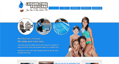 Desktop Screenshot of leisuretimepoolcare.com.au